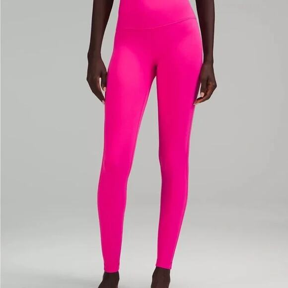 LULULEMON Size 14 Align High-rise Pant 28" in Sonic Pink EUC - Picture 1 of 2